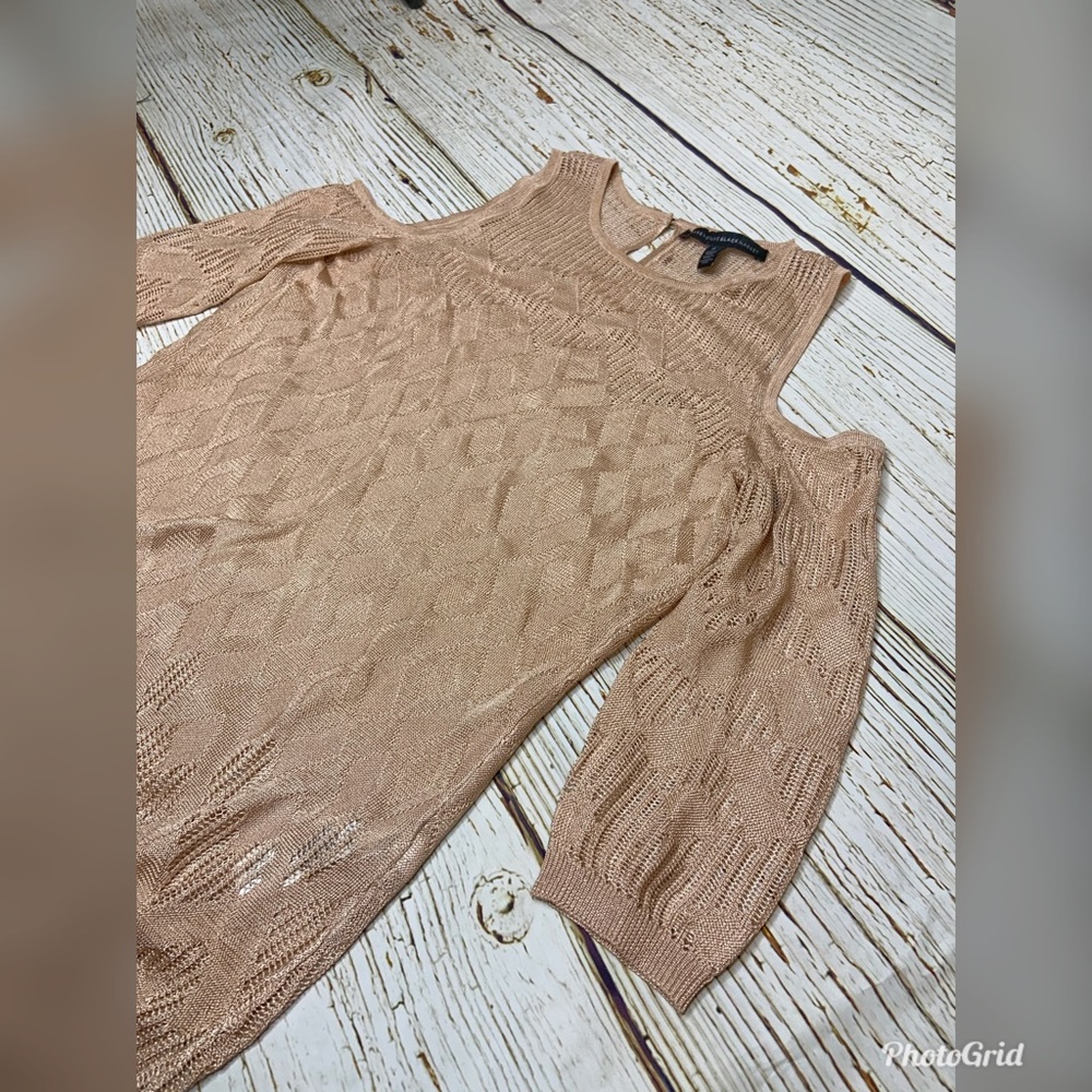 WHBM Cold Shoulder Blouse